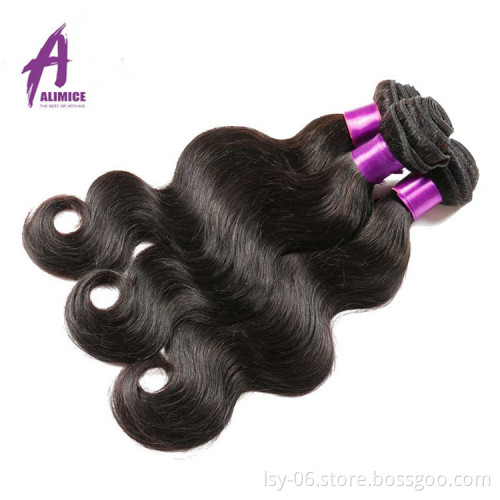 Double drawn Factory vendor Malaysian Virgin Remy hair extension human hair